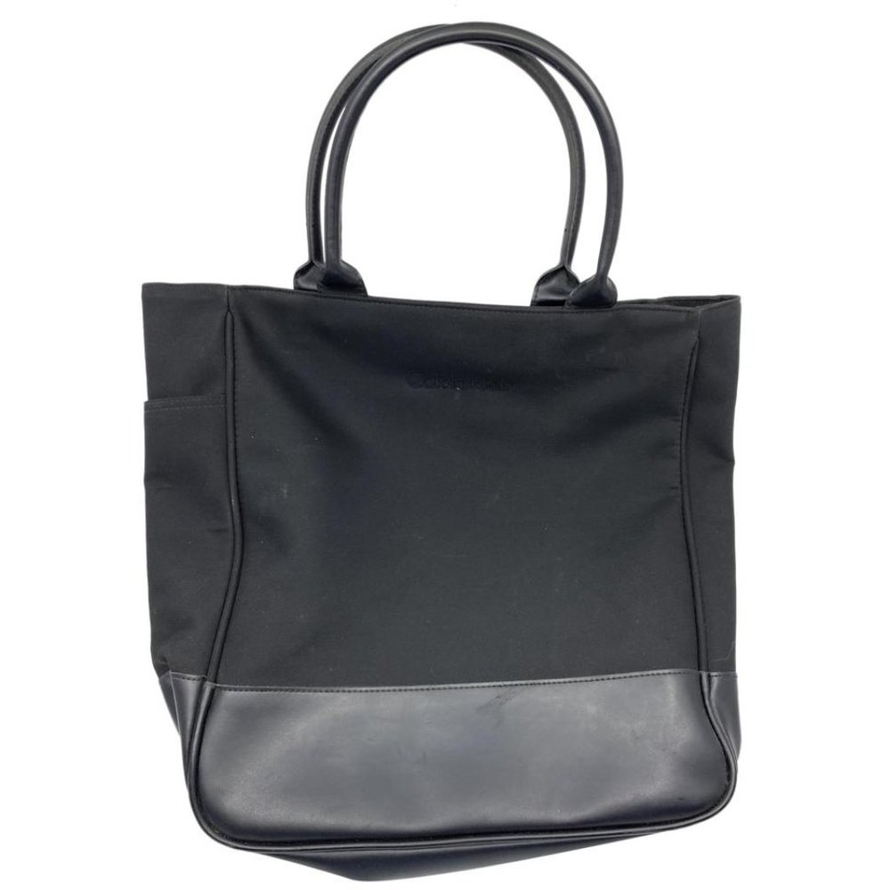 Calvin Klein Black Large Fabric Shoulder Bag - Picture 1 of 10